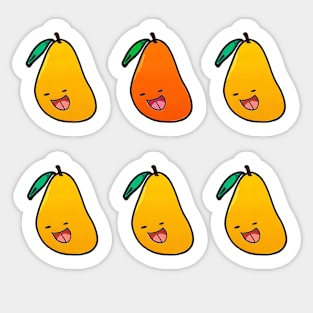 Mango Pun Sticker